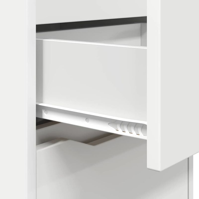 Casa si Gradina - Mobilier - Comode si corpuri - Noptiere - Noptiere 2 pcs Alb 40 x 30 x 467 cm Lemn compozit - Infinity.ro