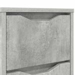 Casa si Gradina - Mobilier - Comode si corpuri - Noptiere - Noptiere 2 pcs Gri din beton 30,5 x 30 x 43 cm - Infinity.ro