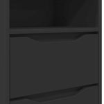 Casa si Gradina - Mobilier - Comode si corpuri - Noptiere - Noptiere 2 pcs Negru 40 x 30 x 467 cm Lemn compozit - Infinity.ro