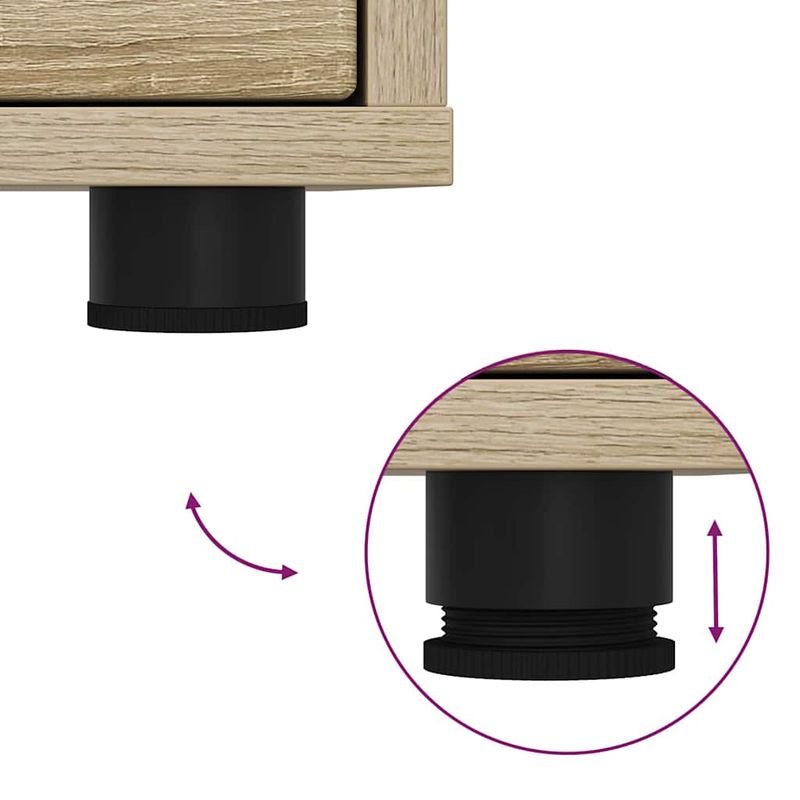 Casa si Gradina - Mobilier - Comode si corpuri - Noptiere - Noptiere 2 pcs Stejar Sonoma 30,5 x 30 x 43 cm - Infinity.ro
