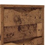 Casa si Gradina - Mobilier - Comode si corpuri - Noptiere - Noptiere cu sertar 2 pcs Lemn Vechi 30,5 x 30 x 43 cm - Infinity.ro