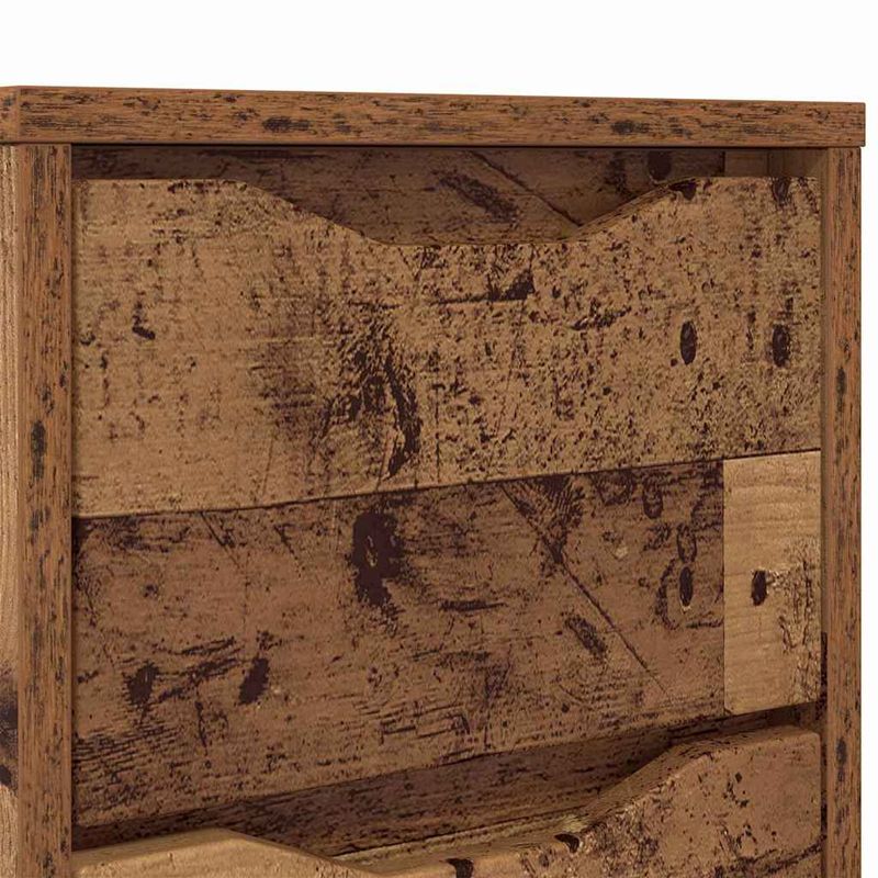 Casa si Gradina - Mobilier - Comode si corpuri - Noptiere - Noptiere cu sertar 2 pcs Lemn Vechi 30,5 x 30 x 43 cm - Infinity.ro