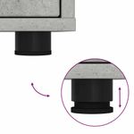 Casa si Gradina - Mobilier - Comode si corpuri - Noptiere - Noptiere 2 pcs Gri din beton 30,5 x 30 x 43 cm - Infinity.ro