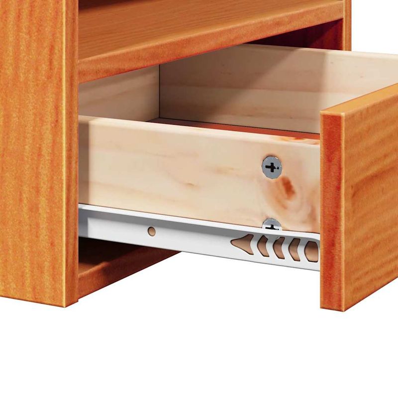 Casa si Gradina - Mobilier - Comode si corpuri - Noptiere - Noptiere cu sertar Pe perete 2 pcs Maro ceruit 38 x 36 x 29.5 cm - Infinity.ro