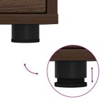 Casa si Gradina - Mobilier - Comode si corpuri - Noptiere - Noptiere 2 pcs Stejar inchis 30,5 x 30 x 43 cm - Infinity.ro