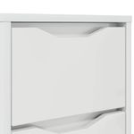 Casa si Gradina - Mobilier - Comode si corpuri - Noptiere - Noptiere cu sertar 2 pcs Alb lucios 30,5 x 30 x 43 cm - Infinity.ro