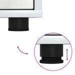 Casa si Gradina - Mobilier - Comode si corpuri - Noptiere - Noptiere cu sertar 2 pcs Alb lucios 30,5 x 30 x 43 cm - Infinity.ro