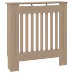 Casa si Gradina - Termice - Calorifere si accesorii - Accesorii calorifere - Masca pentru radiator 2 pcs Maro 78 x 19 x 81.5 cm - Infinity.ro