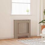 Casa si Gradina - Termice - Calorifere si accesorii - Accesorii calorifere - Masca pentru radiator 2 pcs Maro 78 x 19 x 81.5 cm - Infinity.ro