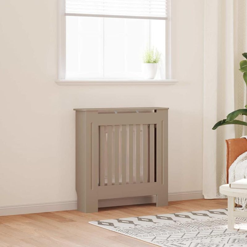 Casa si Gradina - Termice - Calorifere si accesorii - Accesorii calorifere - Masca pentru radiator 2 pcs Maro 78 x 19 x 81.5 cm - Infinity.ro