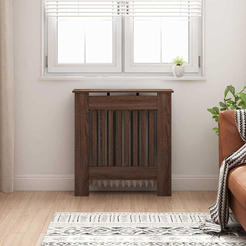 Casa si Gradina - Termice - Calorifere si accesorii - Accesorii calorifere - Masca pentru radiator Stejar inchis 78 x 19 x 81,5 cm - Infinity.ro