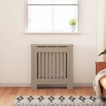 Casa si Gradina - Termice - Calorifere si accesorii - Accesorii calorifere - Masca pentru radiator 2 pcs Maro 78 x 19 x 81.5 cm - Infinity.ro