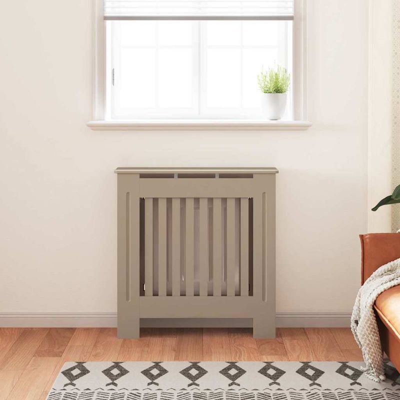 Casa si Gradina - Termice - Calorifere si accesorii - Accesorii calorifere - Masca pentru radiator 2 pcs Maro 78 x 19 x 81.5 cm - Infinity.ro