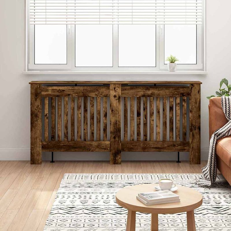 Casa si Gradina - Termice - Calorifere si accesorii - Accesorii calorifere - Masca pentru radiator Stejar fumuriu 172 x 19 x 81,5 cm - Infinity.ro