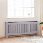 Casa si Gradina - Termice - Calorifere si accesorii - Accesorii calorifere - Masca pentru radiator 2 pcs Gri (142-205) x 20.5 x 81.5 cm - Infinity.ro