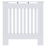 Casa si Gradina - Termice - Calorifere si accesorii - Accesorii calorifere - Masca pentru radiator 2 pcs Alb 78 x 19 x 81.5 cm Lemn compozit - Infinity.ro