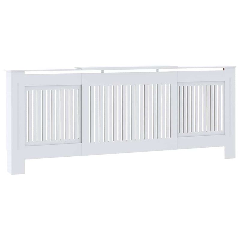 Casa si Gradina - Termice - Calorifere si accesorii - Accesorii calorifere - Masca pentru radiator 2 pcs Alb (142-205) x 20.5 x 81.5 cm - Infinity.ro