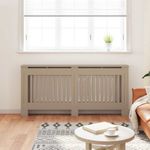 Casa si Gradina - Termice - Calorifere si accesorii - Accesorii calorifere - Masca pentru radiator 2 pcs Maro 172 x 19 x 81.5 cm - Infinity.ro