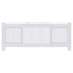 Casa si Gradina - Termice - Calorifere si accesorii - Accesorii calorifere - Masca pentru radiator 2 pcs Alb (142-205) x 20.5 x 81.5 cm - Infinity.ro