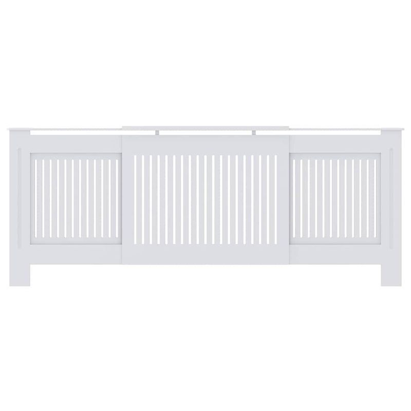 Casa si Gradina - Termice - Calorifere si accesorii - Accesorii calorifere - Masca pentru radiator 2 pcs Alb (142-205) x 20.5 x 81.5 cm - Infinity.ro