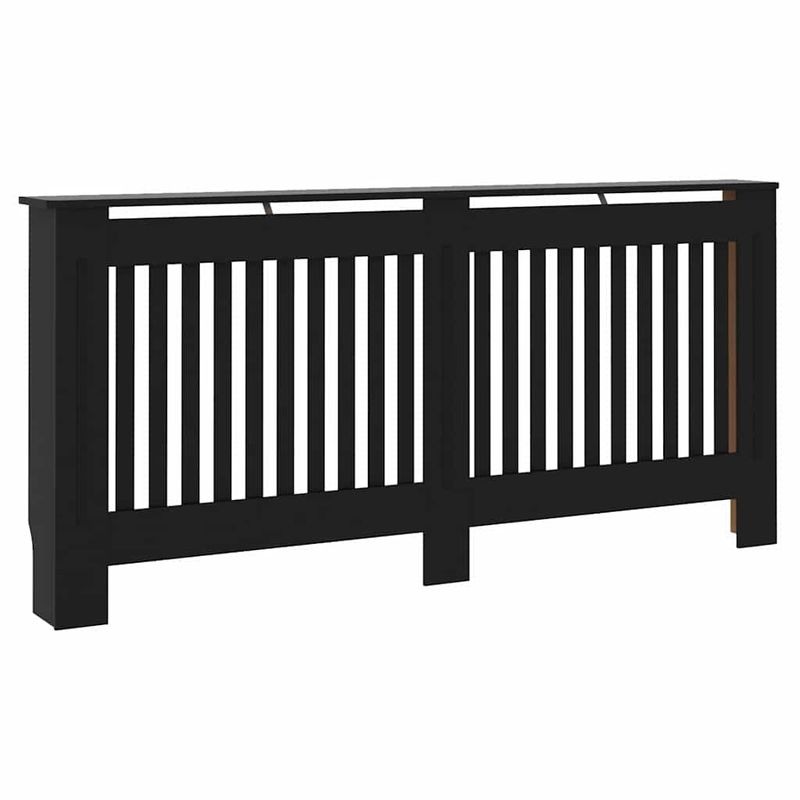 Casa si Gradina - Termice - Calorifere si accesorii - Accesorii calorifere - Masca pentru radiator 2 pcs Negru 172 x 19 x 81.5 cm - Infinity.ro