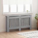 Casa si Gradina - Termice - Calorifere si accesorii - Accesorii calorifere - Masca pentru radiator Gri Sonoma 152 x 19 x 81,5 cm - Infinity.ro