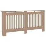 Casa si Gradina - Termice - Calorifere si accesorii - Accesorii calorifere - Masca pentru radiator 2 pcs Maro 172 x 19 x 81.5 cm - Infinity.ro