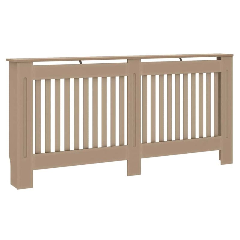 Casa si Gradina - Termice - Calorifere si accesorii - Accesorii calorifere - Masca pentru radiator 2 pcs Maro 172 x 19 x 81.5 cm - Infinity.ro