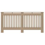 Casa si Gradina - Termice - Calorifere si accesorii - Accesorii calorifere - Masca pentru radiator 2 pcs Maro 172 x 19 x 81.5 cm - Infinity.ro