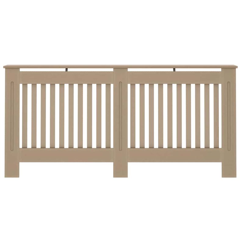 Casa si Gradina - Termice - Calorifere si accesorii - Accesorii calorifere - Masca pentru radiator 2 pcs Maro 172 x 19 x 81.5 cm - Infinity.ro