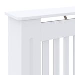 Casa si Gradina - Termice - Calorifere si accesorii - Accesorii calorifere - Masca pentru radiator 2 pcs Alb 78 x 19 x 81.5 cm Lemn compozit - Infinity.ro