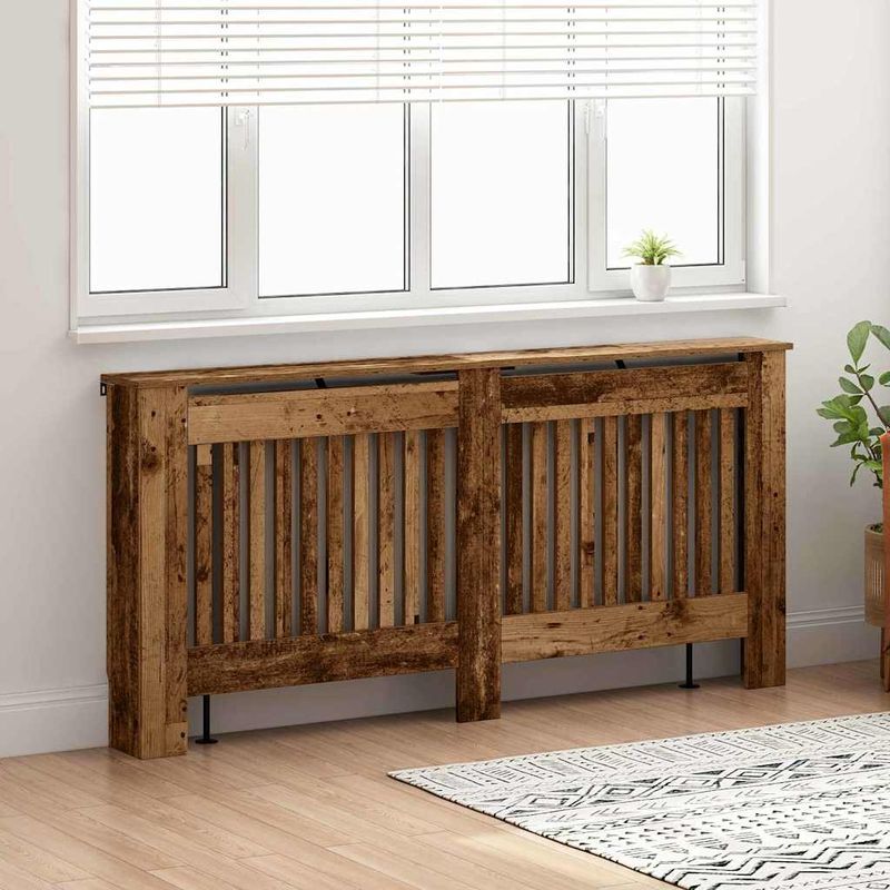 Casa si Gradina - Termice - Calorifere si accesorii - Accesorii calorifere - Masca pentru radiator Lemn Vechi 172 x 19 x 81,5 cm - Infinity.ro