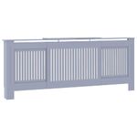 Casa si Gradina - Termice - Calorifere si accesorii - Accesorii calorifere - Masca pentru radiator 2 pcs Gri (142-205) x 20.5 x 81.5 cm - Infinity.ro