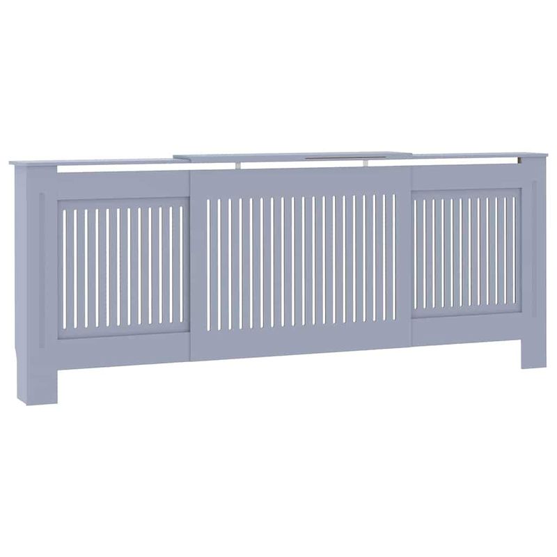 Casa si Gradina - Termice - Calorifere si accesorii - Accesorii calorifere - Masca pentru radiator 2 pcs Gri (142-205) x 20.5 x 81.5 cm - Infinity.ro