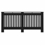 Casa si Gradina - Termice - Calorifere si accesorii - Accesorii calorifere - Masca pentru radiator 2 pcs Negru 172 x 19 x 81.5 cm - Infinity.ro