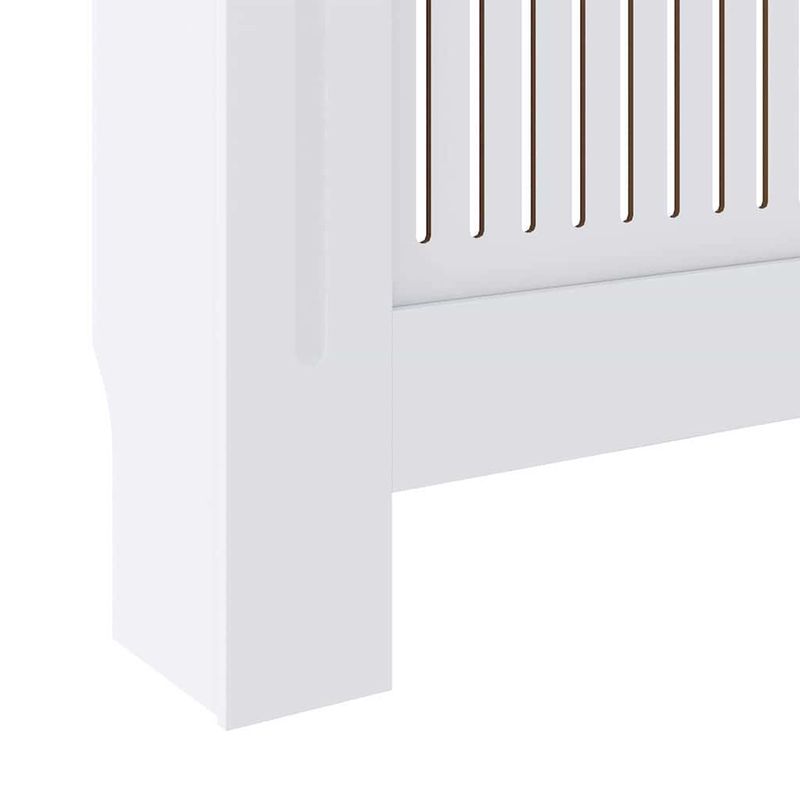 Casa si Gradina - Termice - Calorifere si accesorii - Accesorii calorifere - Masca pentru radiator 2 pcs Alb (142-205) x 20.5 x 81.5 cm - Infinity.ro