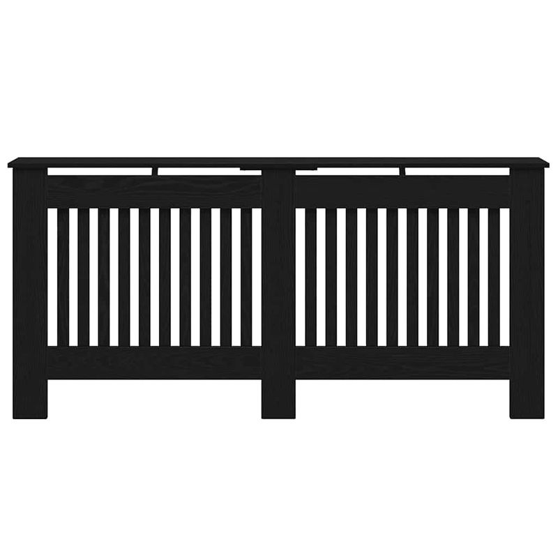 Casa si Gradina - Termice - Calorifere si accesorii - Accesorii calorifere - Masca pentru radiator Stejar Negru 172 x 19 x 81,5 cm - Infinity.ro