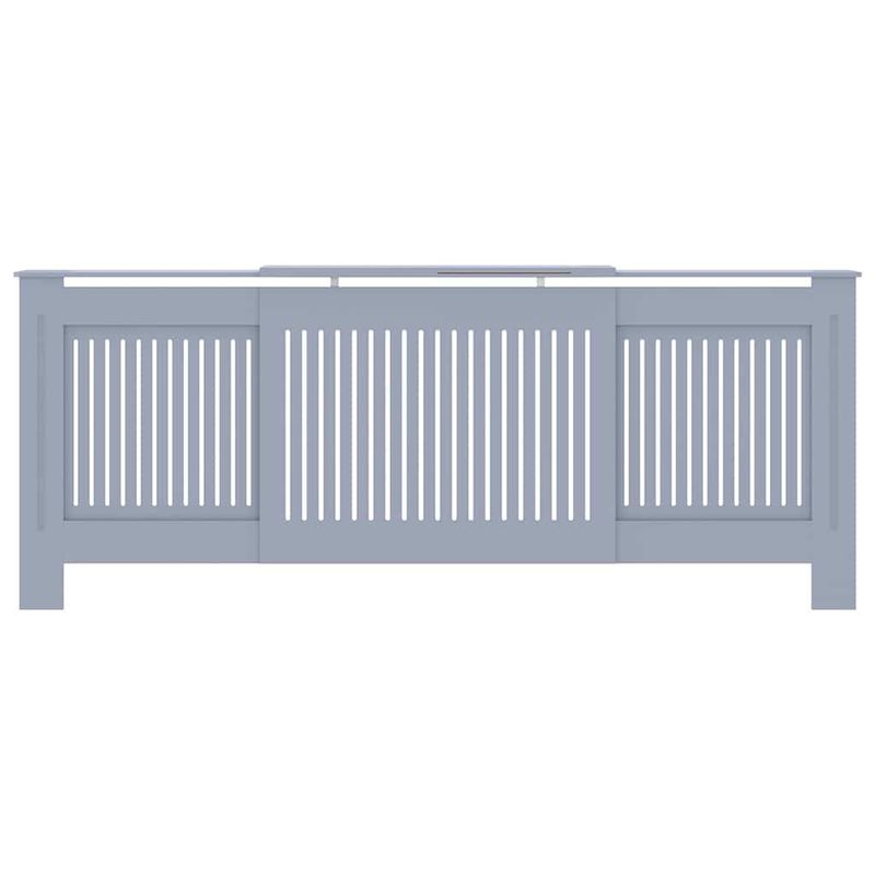 Casa si Gradina - Termice - Calorifere si accesorii - Accesorii calorifere - Masca pentru radiator 2 pcs Gri (142-205) x 20.5 x 81.5 cm - Infinity.ro