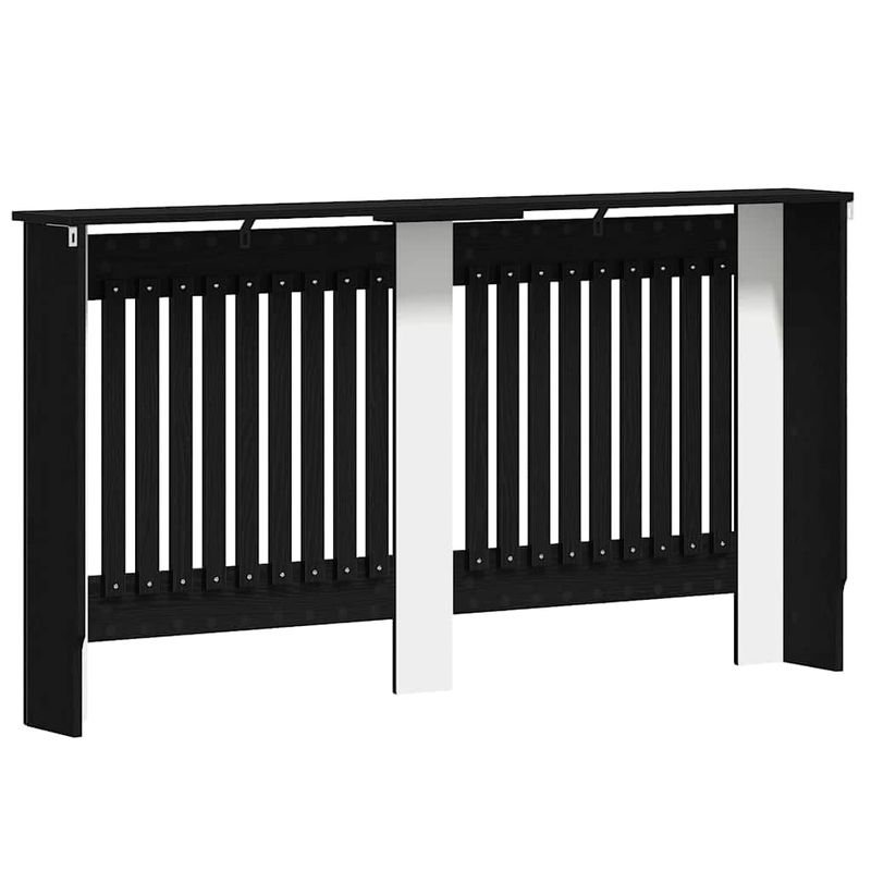 Casa si Gradina - Termice - Calorifere si accesorii - Accesorii calorifere - Masca pentru radiator Stejar Negru 152 x 19 x 81,5 cm - Infinity.ro