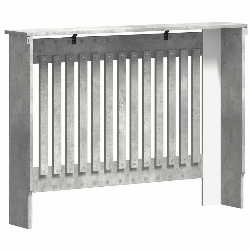 Casa si Gradina - Termice - Calorifere si accesorii - Accesorii calorifere - Masca pentru radiator Gri din beton 112 x 19 x 81,5 cm - Infinity.ro