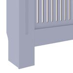 Casa si Gradina - Termice - Calorifere si accesorii - Accesorii calorifere - Masca pentru radiator 2 pcs Gri (142-205) x 20.5 x 81.5 cm - Infinity.ro