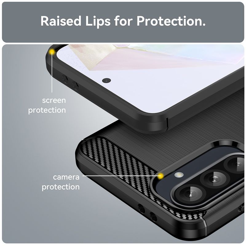Laptop, Telefoane si Tablete - Telefoane mobile si accesorii - Accesorii Telefoane - Huse telefoane - Husa pentru Samsung Galaxy A36 5G - Techsuit Carbon Silicone - Blue - Infinity.ro