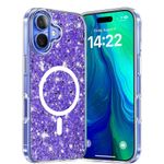 Laptop, Telefoane si Tablete - Telefoane mobile si accesorii - Accesorii Telefoane - Huse telefoane - Husa pentru iPhone 16 - Techsuit Sparkly Glitter MagSafe - Purple - Infinity.ro