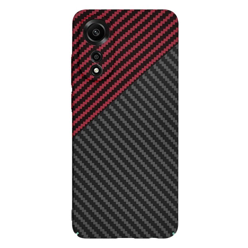 Laptop, Telefoane si Tablete - Telefoane mobile si accesorii - Accesorii Telefoane - Huse telefoane - Husa pentru Oppo A78 4G - Techsuit Carbonite FiberShell - Red Vortex - Infinity.ro