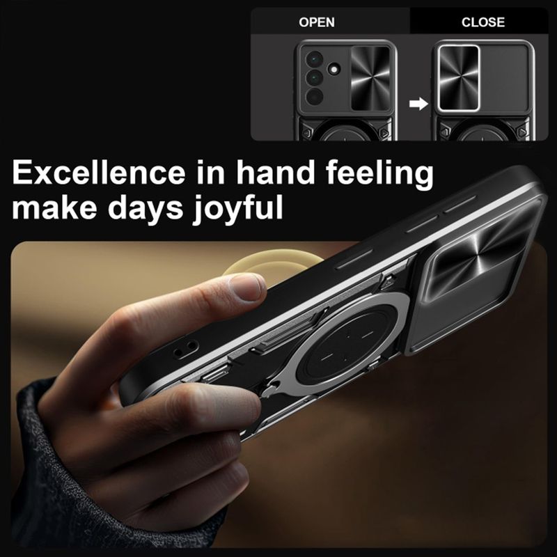 Laptop, Telefoane si Tablete - Telefoane mobile si accesorii - Accesorii Telefoane - Huse telefoane - Husa pentru Samsung Galaxy A56 5G - Techsuit CamGuard Pro - Black - Infinity.ro