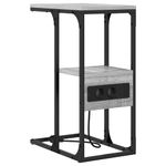 Casa si Gradina - Mobilier - Comode si corpuri - Noptiere - Noptiera cu sertar sonoma gri 41.5 x 26 x 60.5 cm Lemn compozit - Infinity.ro