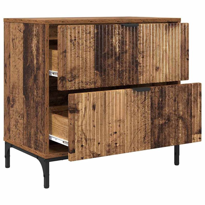 Casa si Gradina - Mobilier - Comode si corpuri - Noptiere - Noptiera cu sertar Lemn vechi 63.5 x 36 x 61 cm Lemn compozit - Infinity.ro