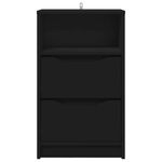 Casa si Gradina - Mobilier - Comode si corpuri - Noptiere - Noptiera cu sertar Negru 40 x 30 x 467 cm Lemn compozit - Infinity.ro