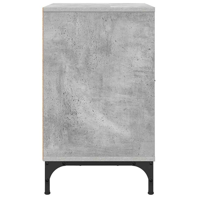 Casa si Gradina - Mobilier - Comode si corpuri - Noptiere - Noptiera cu sertar Gri beton 49 x 36 x 61 cm Lemn compozit - Infinity.ro