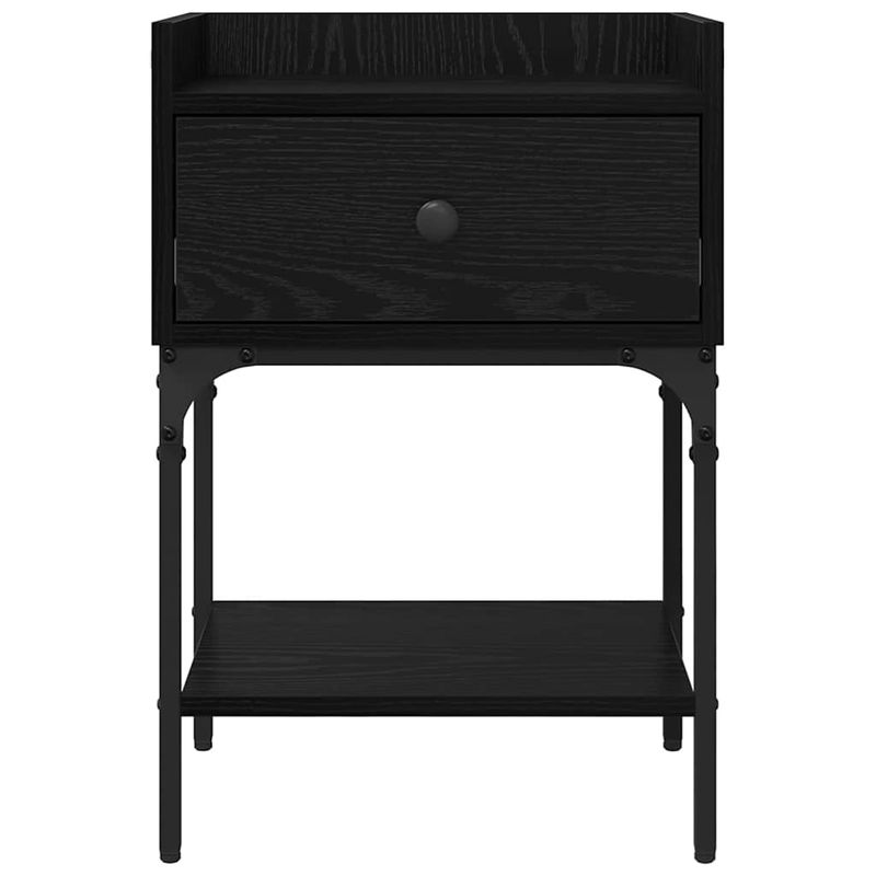 Casa si Gradina - Mobilier - Comode si corpuri - Noptiere - Noptiera cu sertar Stejar negru 40 x 29 x 60 cm Lemn compozit - Infinity.ro